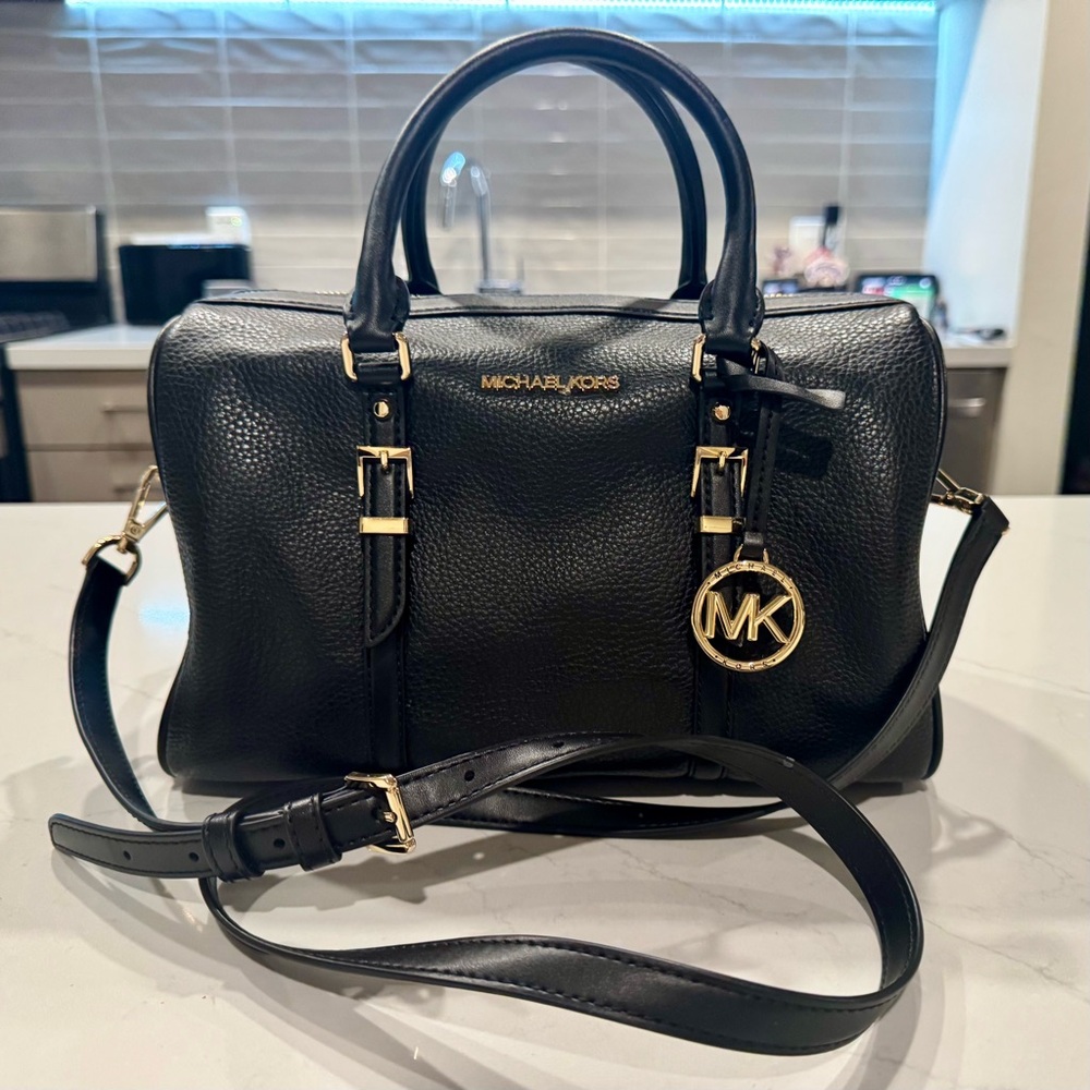 Michael Kors Black Leather Handbag